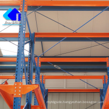 Nanjing Jracking powder coating storage pallet driving rack for milk industry storage